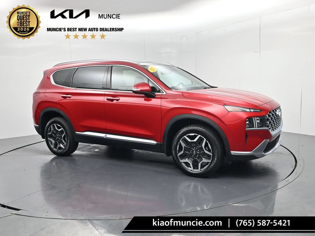 Calypso Red 2022 Hyundai Santa Fe SUV / Crossover All-Wheel Drive Automatic
