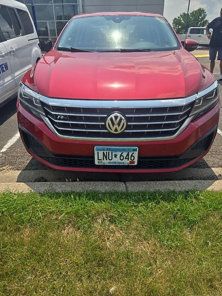 2020 Red Metallic Volkswagen Passat 2.0T R-Line FWD Sedan