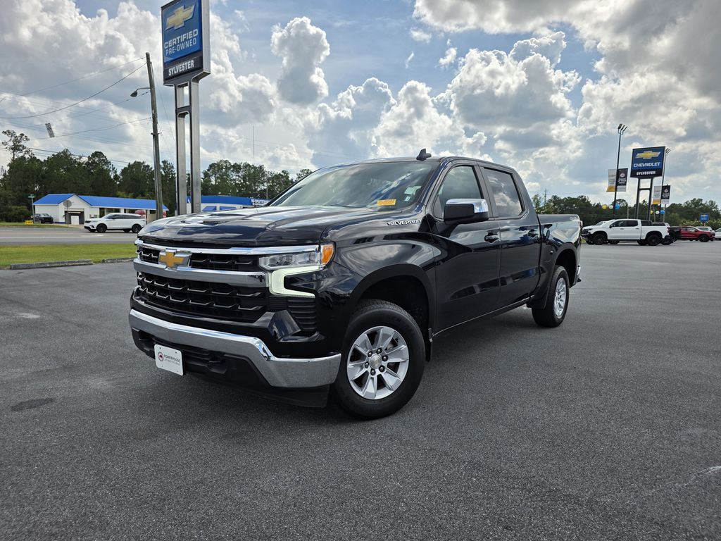 Black 2025 Chevrolet Silverado 1500 Pickup Truck Four-Wheel Drive Automatic