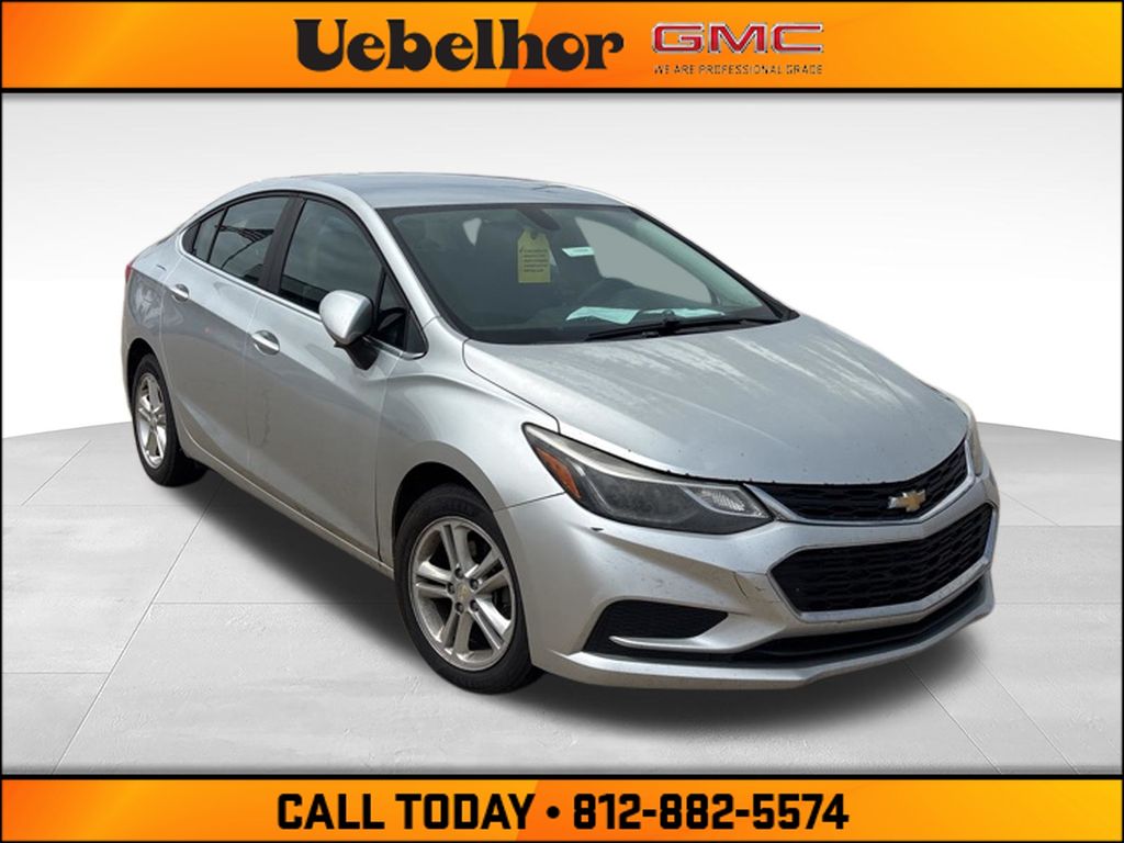 Silver Ice Metallic 2016 Chevrolet Cruze LT Sedan FWD Sedan Front-Wheel Drive 6-Speed Automatic