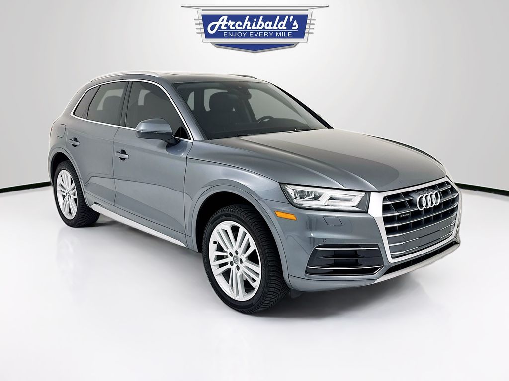 Monsoon Gray Metallic 2018 Audi Q5 2.0 TFSI quattro Premium Plus SUV / Crossover All-Wheel Drive 7-Speed Automatic
