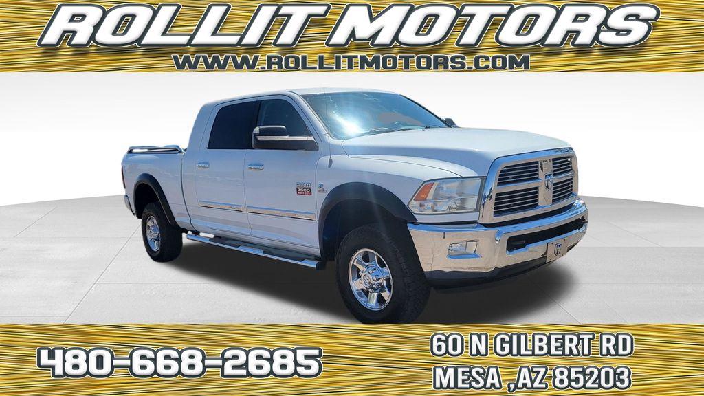 Bright White Clearcoat 2012 RAM 2500 Pickup Truck Four-Wheel Drive 6-Speed Automatic
