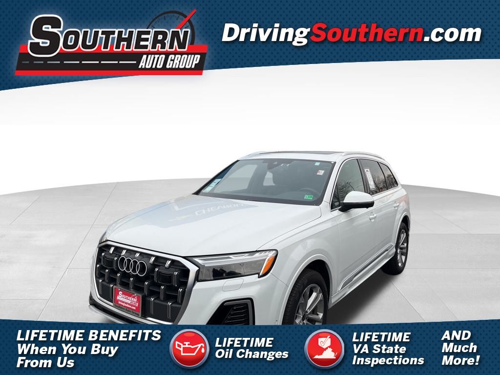 Carrara White 2025 Audi Q7 quattro Premium Plus 55 TFSI SUV / Crossover All-Wheel Drive 8-Speed Automatic