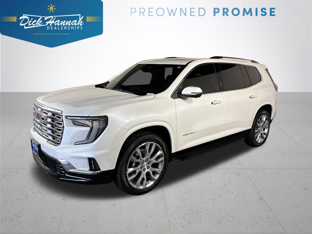 White Frost Tricoat 2025 GMC Acadia Denali AWD SUV / Crossover Four-Wheel Drive 8-Speed Automatic