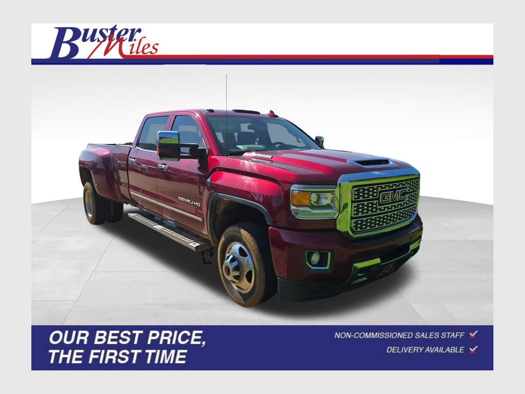 Red Quartz Tintcoat 2018 GMC Sierra 3500HD Pickup Truck Four-Wheel Drive 6-Speed Automatic