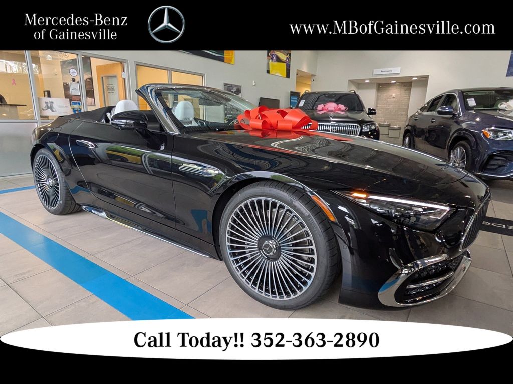 Black 2026 Mercedes-Benz SL-Class Mercedes-Maybach SL 680 Monogram Series 4MATIC Convertible All-Wheel Drive 9-Speed Automatic