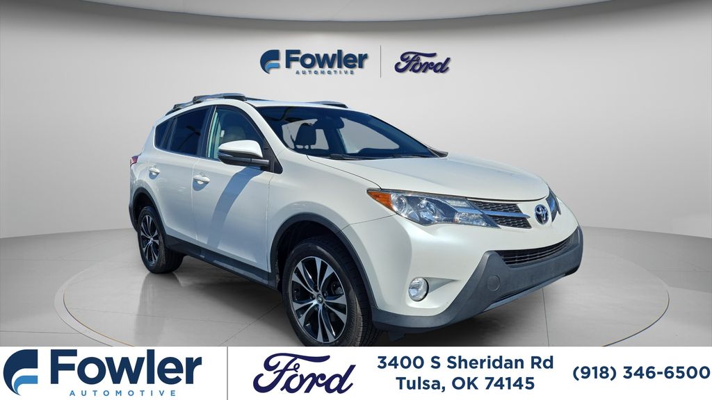 White (Blizzard Pearl) 2015 Toyota RAV4 SUV / Crossover All-Wheel Drive 6-Speed Automatic