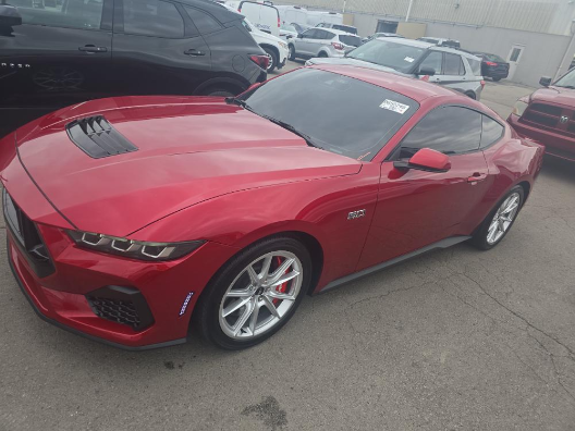 Red Metallic 2024 Ford Mustang Coupe Rear-Wheel Drive Automatic