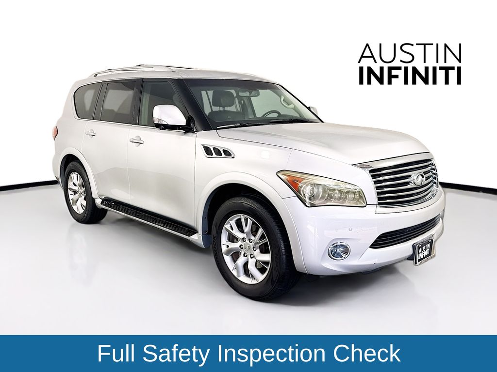 Gray (Liquid Platinum) 2012 INFINITI QX56 RWD SUV / Crossover 4X2 7-Speed Automatic
