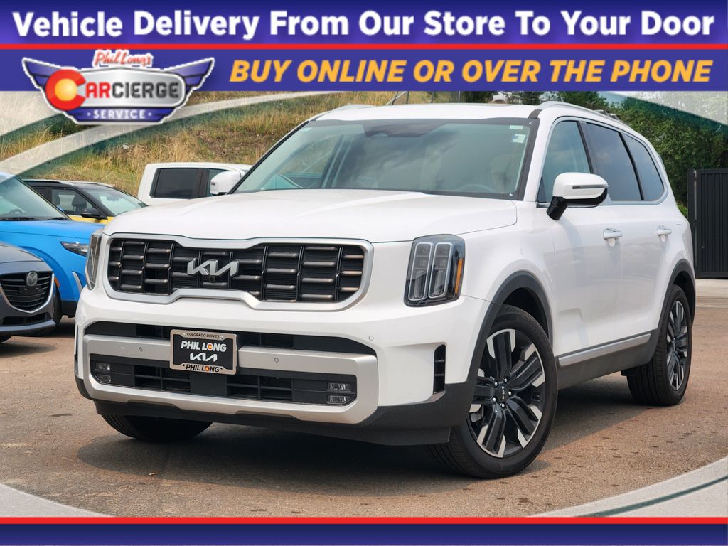Glacial White Pearl 2025 Kia Telluride SUV / Crossover All-Wheel Drive 8-Speed Automatic