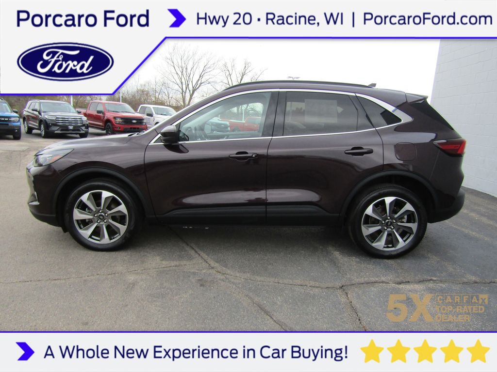 Cinnabar Red Metallic Premium Colorant 2023 Ford Escape Platinum AWD SUV / Crossover All-Wheel Drive 8-Speed Automatic