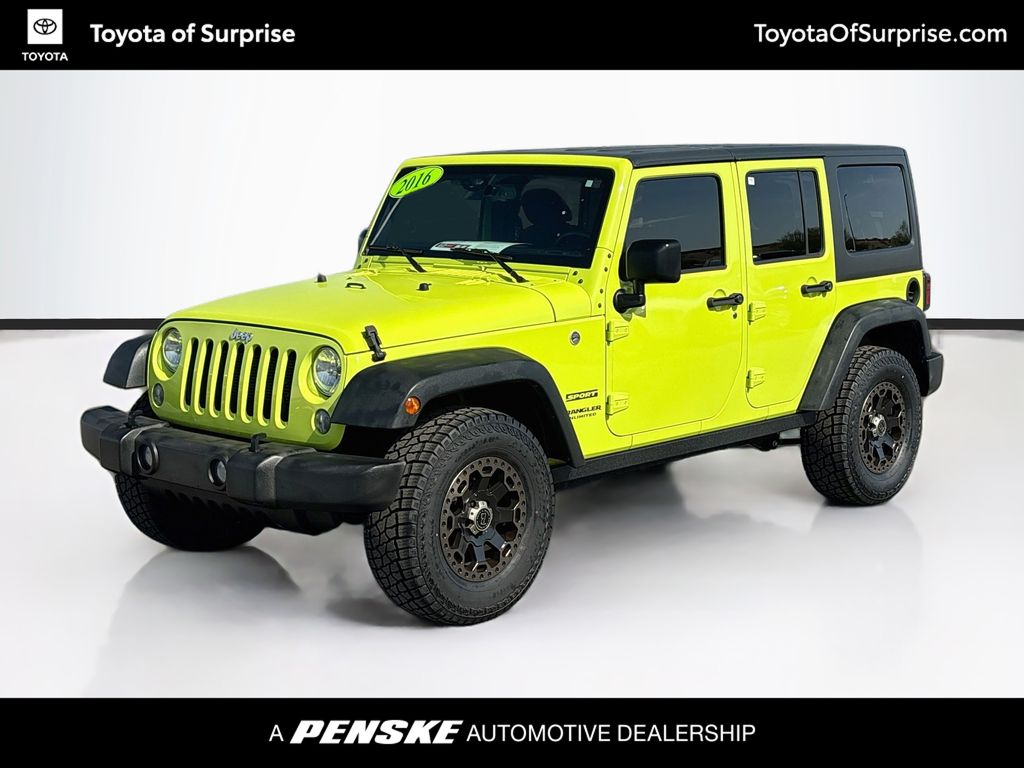 2016|Jeep|Wrangler|Unlimited Sport|4D Sport Utility