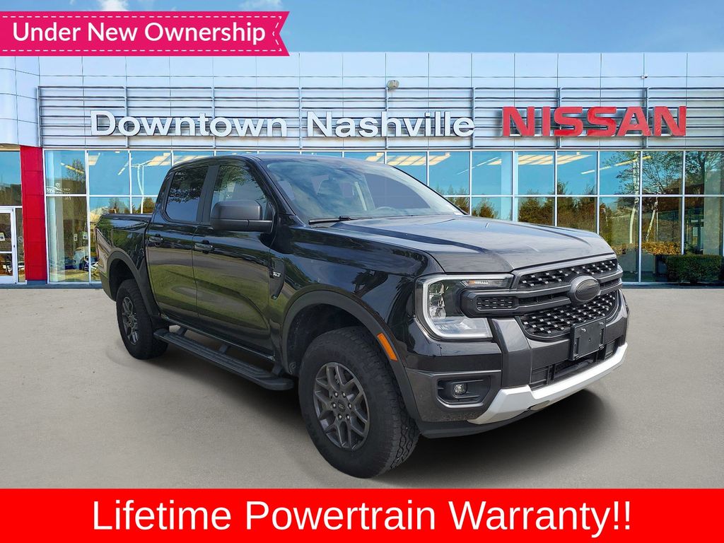 Shadow Black 2025 Ford Ranger Pickup Truck Four-Wheel Drive Automatic