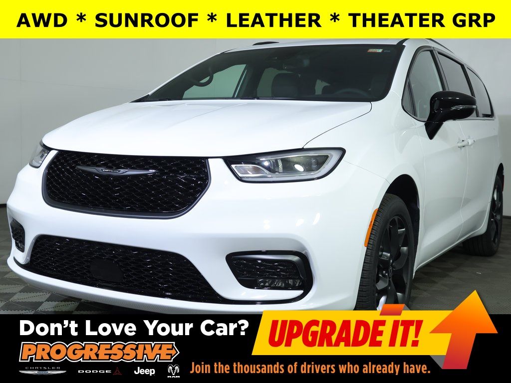 Bright White Clearcoat 2026 Chrysler Pacifica Limited AWD Minivan All-Wheel Drive 9-Speed Automatic