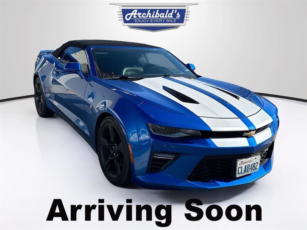 Hyper Blue Metallic 2018 Chevrolet Camaro 2SS Convertible RWD Convertible Rear-Wheel Drive 8-Speed Automatic