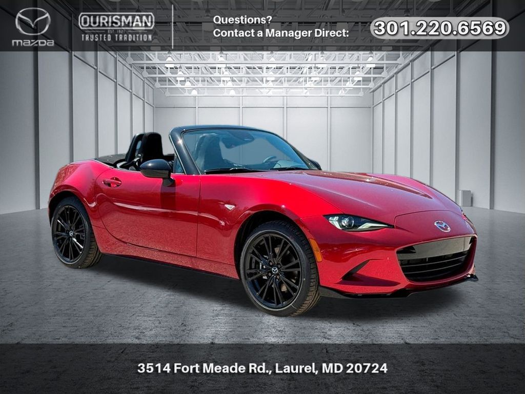 Red Crystal 2026 Mazda MX-5 Miata Convertible Rear-Wheel Drive 6-Speed Manual
