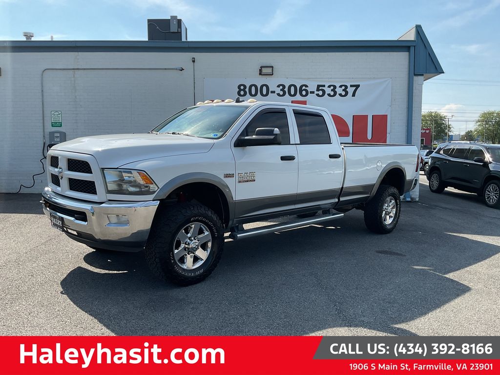 Bright White Clearcoat 2014 RAM 2500 Outdoorsman Crew Cab LB 4WD Pickup Truck Four-Wheel Drive 6-Speed Automatic