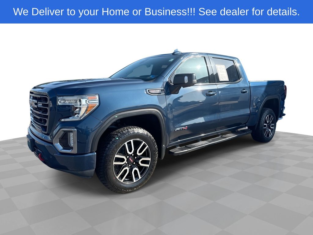 Pacific Blue Metallic 2019 GMC Sierra 1500 Pickup Truck Four-Wheel Drive Automatic