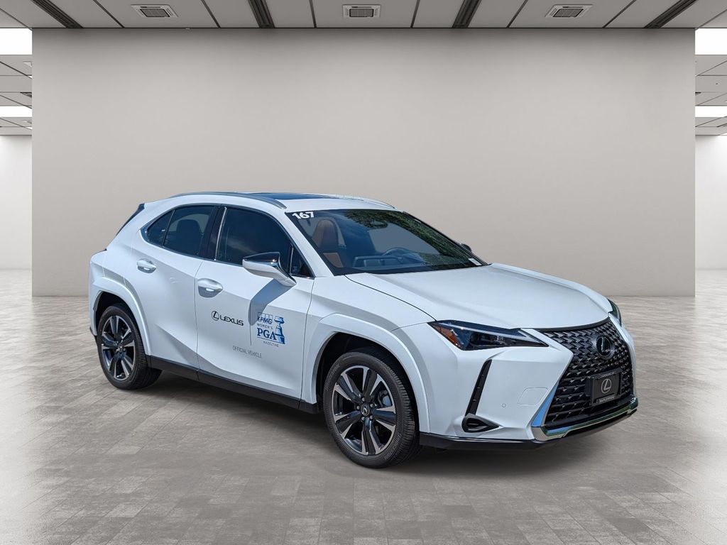 Ultra White 2026 Lexus UX Hybrid SUV / Crossover All-Wheel Drive Continuously Variable Transmission