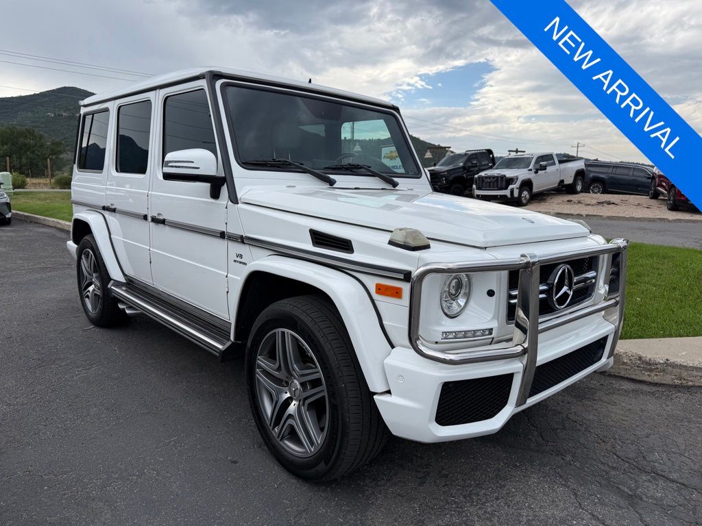 White 2016 Mercedes-Benz G-Class SUV / Crossover All-Wheel Drive 7-Speed Automatic