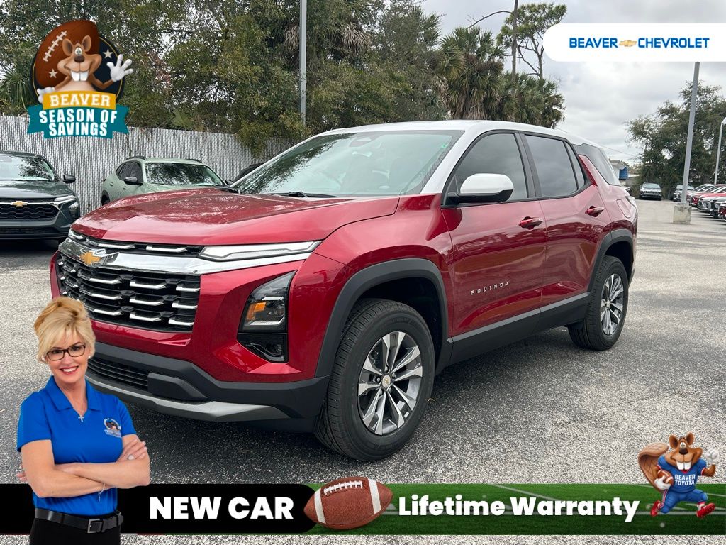 Radiant Red 2026 Chevrolet Equinox SUV / Crossover Front-Wheel Drive Continuously Variable Transmission