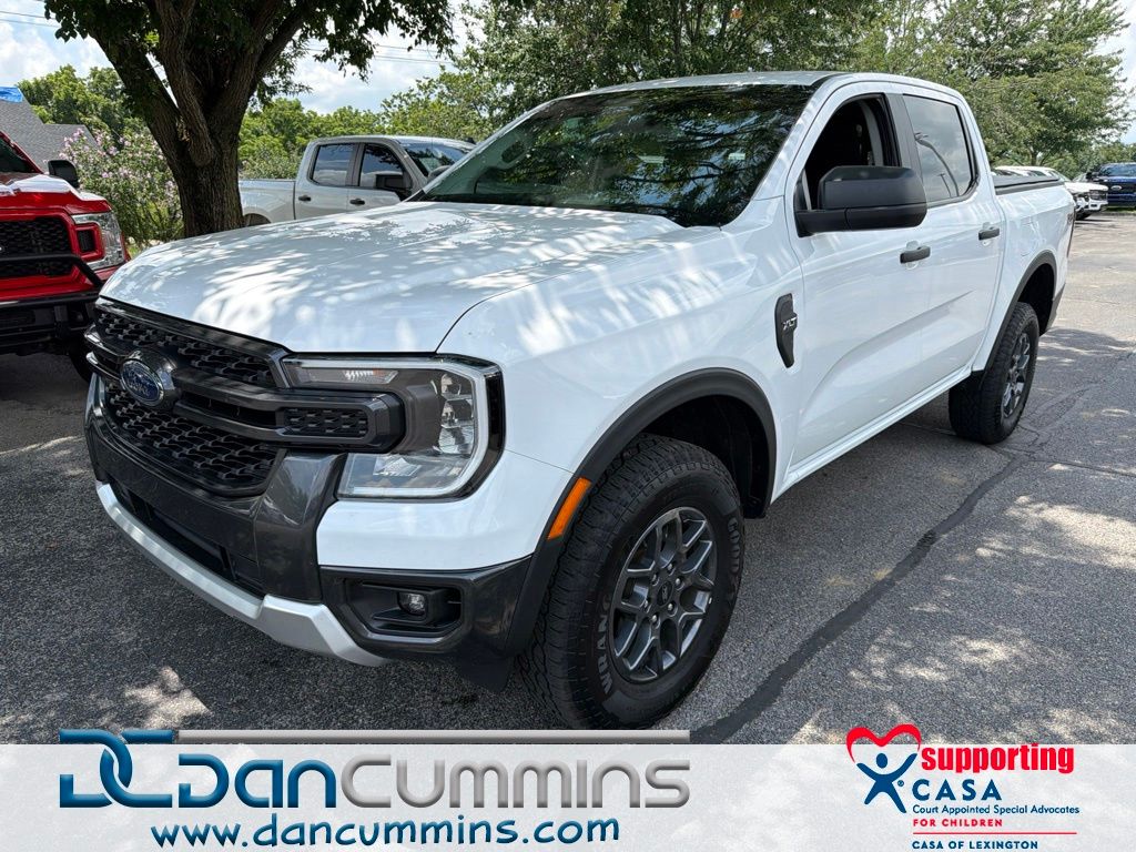 Oxford White 2025 Ford Ranger Pickup Truck Four-Wheel Drive Automatic