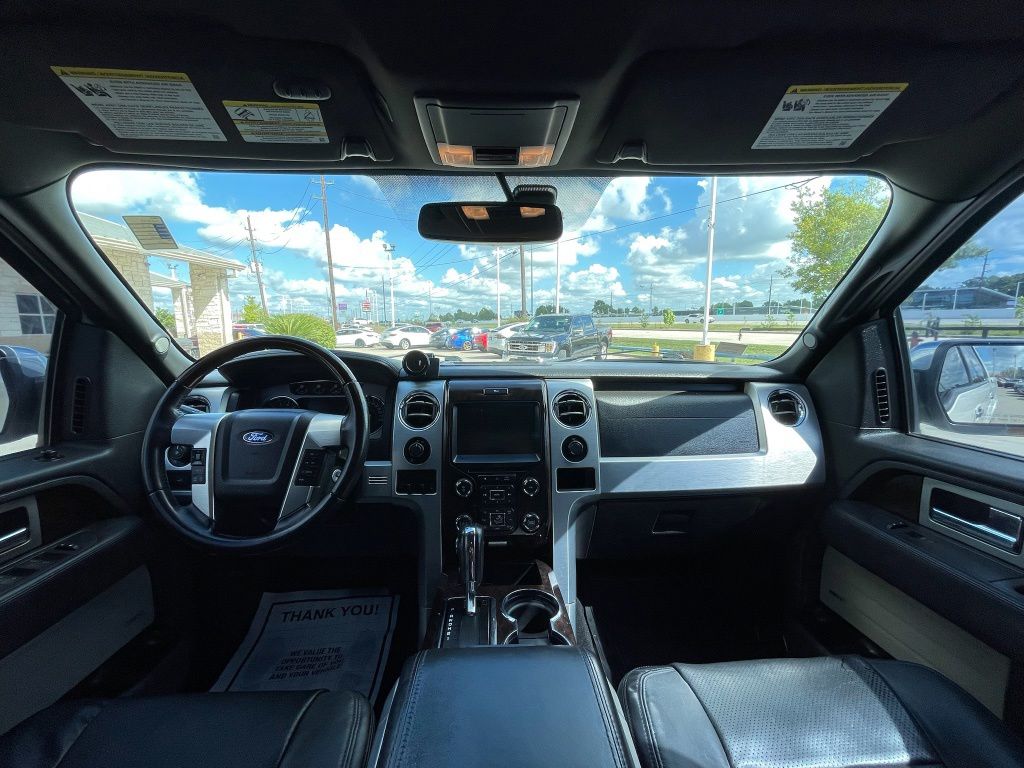 2013 Ford F-150 Platinum White at Bayway Cadillac of The Woodlands