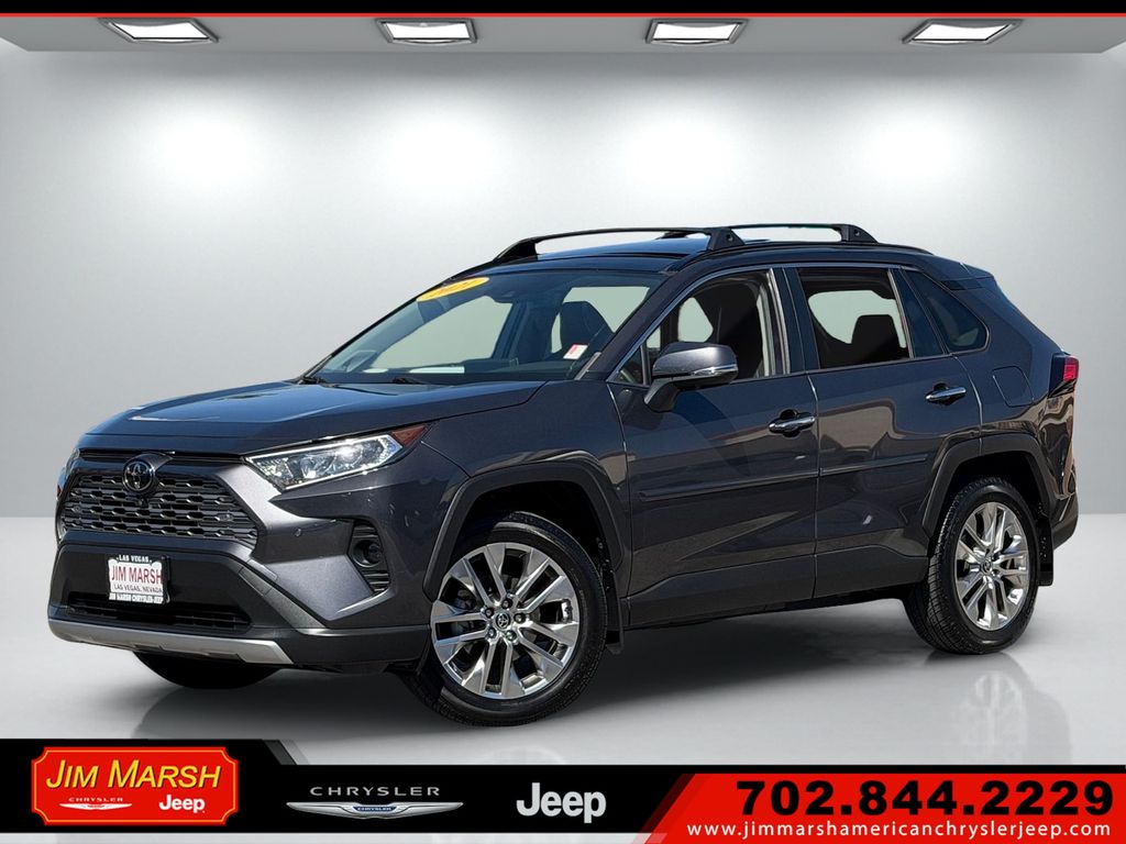 Magnetic Gray Metallic 2021 Toyota RAV4 Limited FWD SUV / Crossover Front-Wheel Drive 8-Speed Automatic