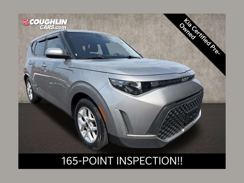 Steel Gray 2024 Kia Soul SUV / Crossover Front-Wheel Drive Continuously Variable Transmission