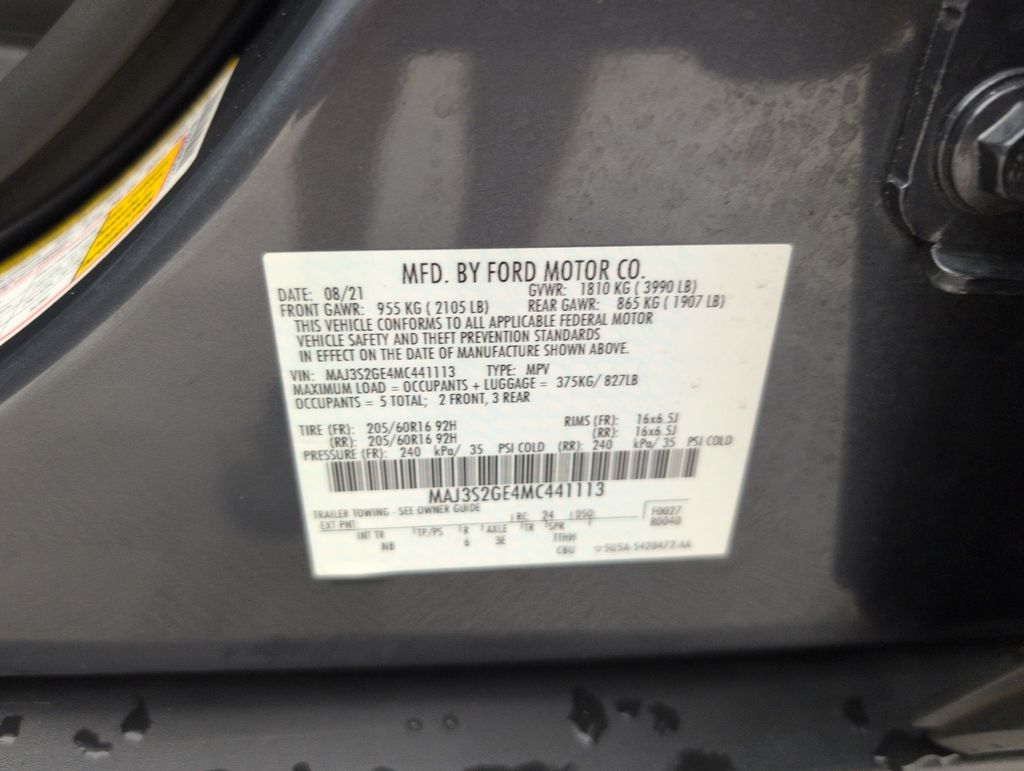 Certified Used 2021 Black Ford SE image 41