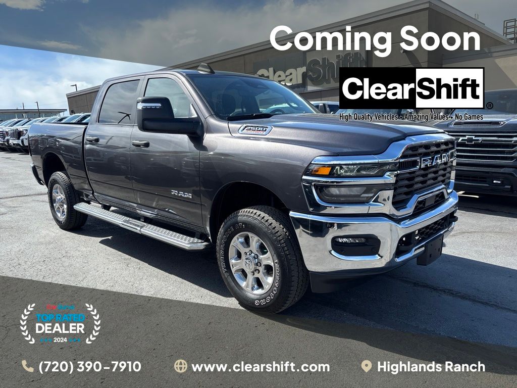 Gray (Granite Crystal Metallic Clearcoat) 2025 RAM 2500 Big Horn Crew Cab 4WD Pickup Truck Four-Wheel Drive 8-Speed Automatic