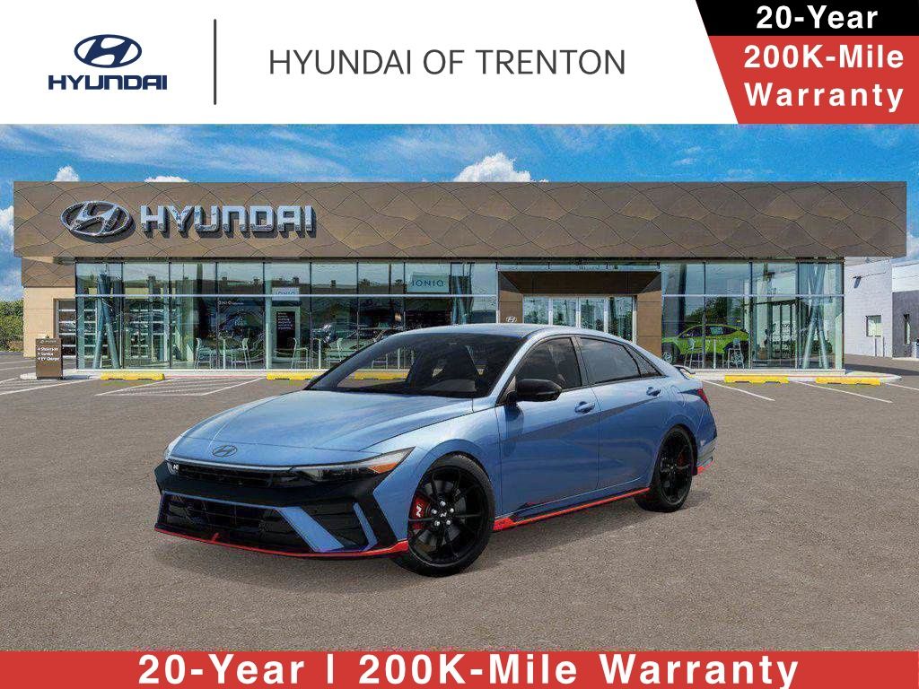 Performance Blue 2026 Hyundai Elantra N Sedan Front-Wheel Drive 8-Speed Automatic