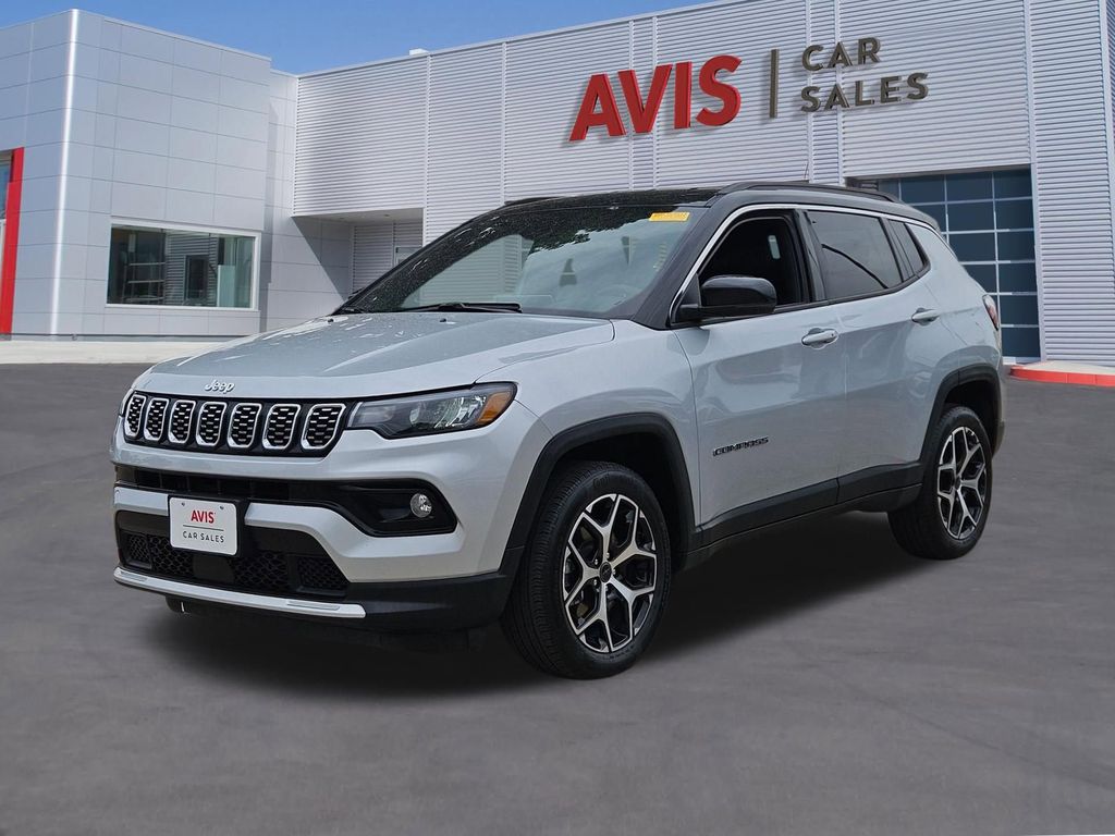 Silver Zynith Metallic Clearcoat 2025 Jeep Compass Limited 4WD SUV / Crossover Four-Wheel Drive 8-Speed Automatic