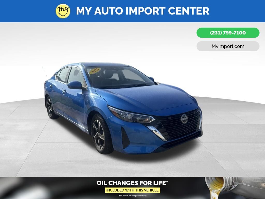 Electric Blue Metallic 2024 Nissan Sentra Sedan Front-Wheel Drive Continuously Variable Transmission