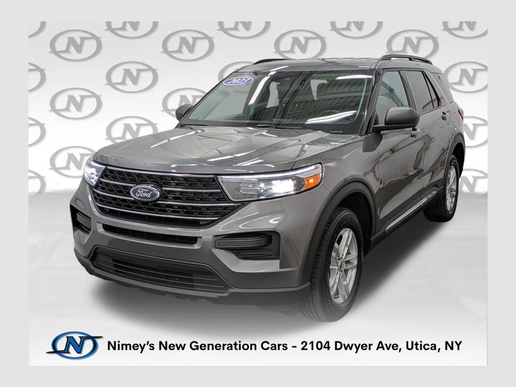 Carbonized Gray Metallic 2023 Ford Explorer SUV / Crossover All-Wheel Drive Automatic
