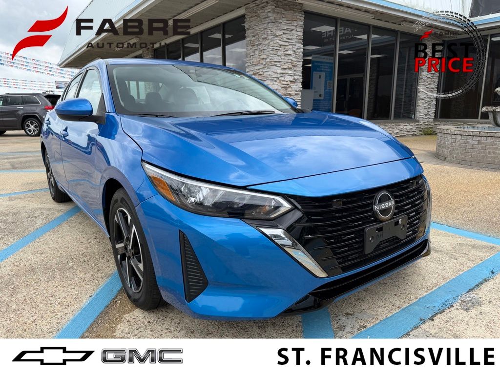 Electric Blue Metallic 2025 Nissan Sentra Sedan Front-Wheel Drive Continuously Variable Transmission