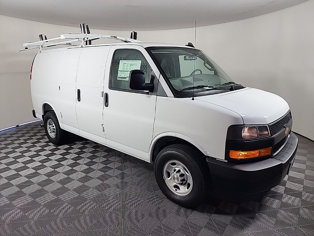 Summit White 2025 Chevrolet Express Cargo 3500 RWD Van Rear-Wheel Drive 8-Speed Automatic Overdrive
