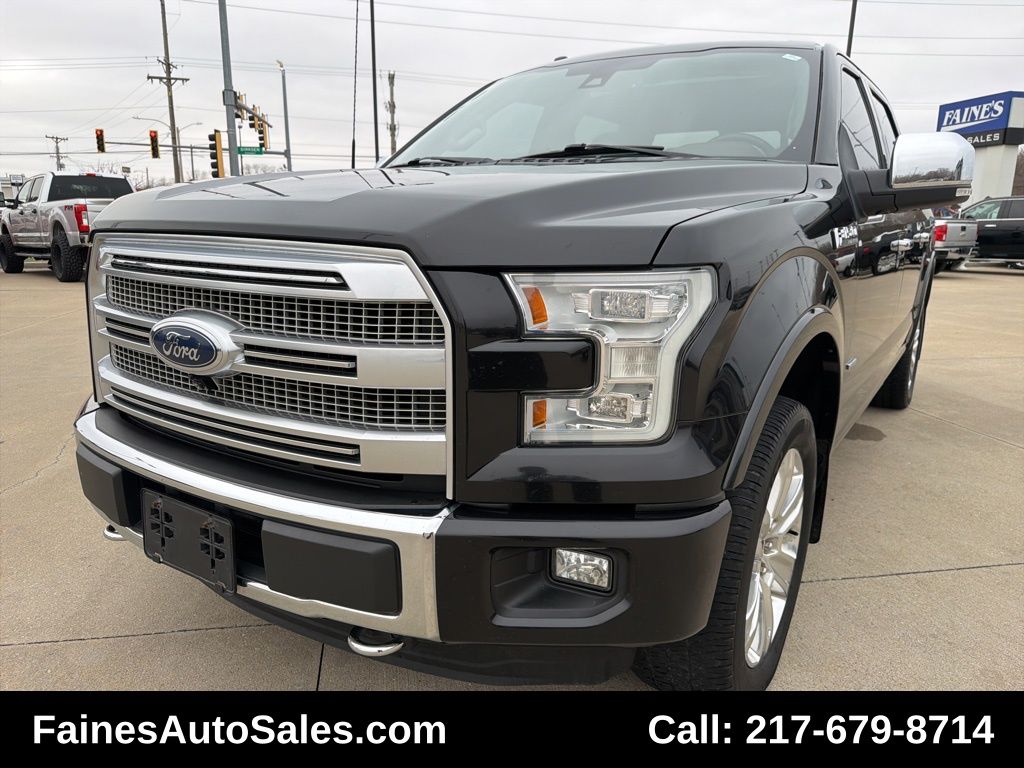 2015 Ford F-150 Platinum SuperCrew 4WD