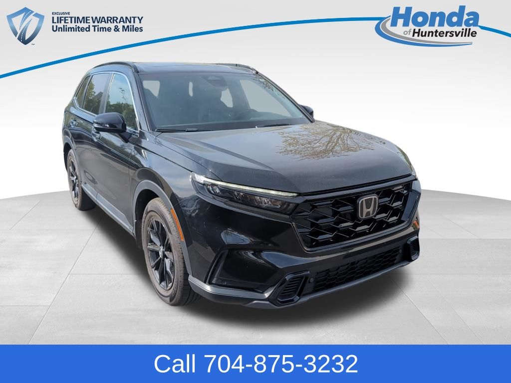 Crystal Black Pearl 2024 Honda CR-V Hybrid Sport-L FWD SUV / Crossover Front-Wheel Drive Continuously Variable Transmission