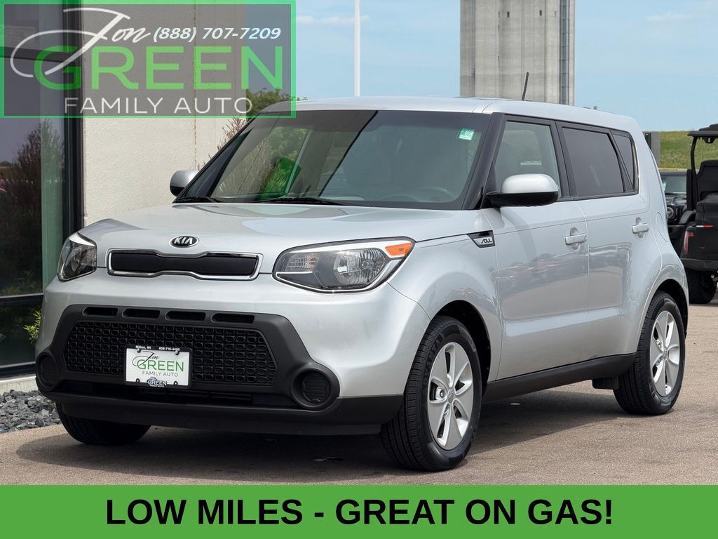 Bright Silver 2016 Kia Soul Wagon Front-Wheel Drive 6-Speed Automatic