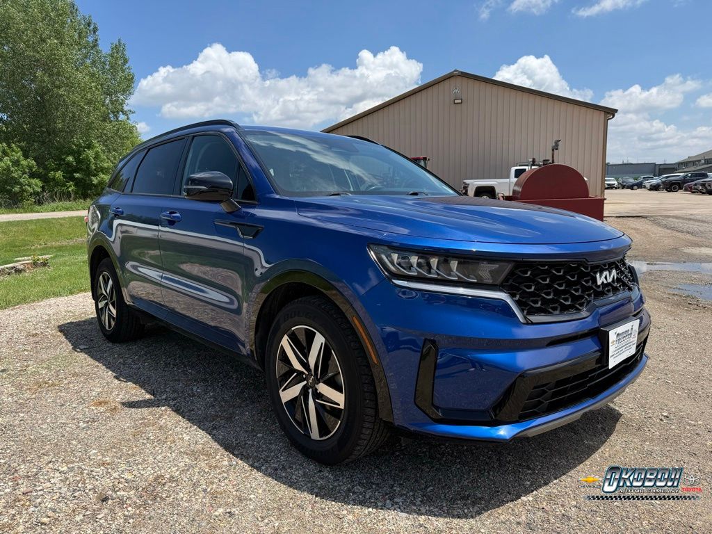 Sapphire Blue 2022 Kia Sorento SUV / Crossover Front-Wheel Drive 8-Speed Automatic