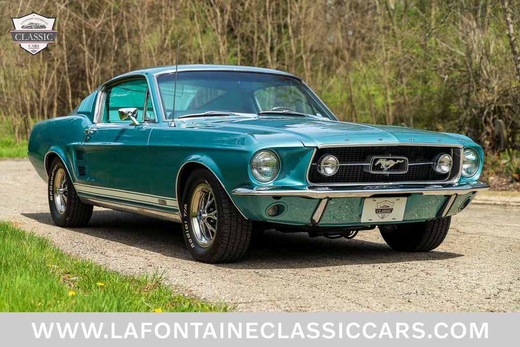 Teal (Aqua) 1967 Ford Mustang Coupe Automatic