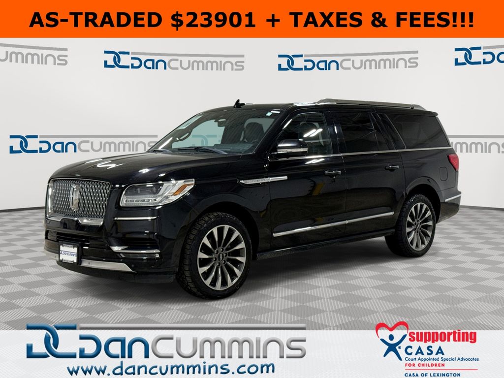 Black 2020 Lincoln Navigator L Reserve 4WD SUV / Crossover Four-Wheel Drive Automatic