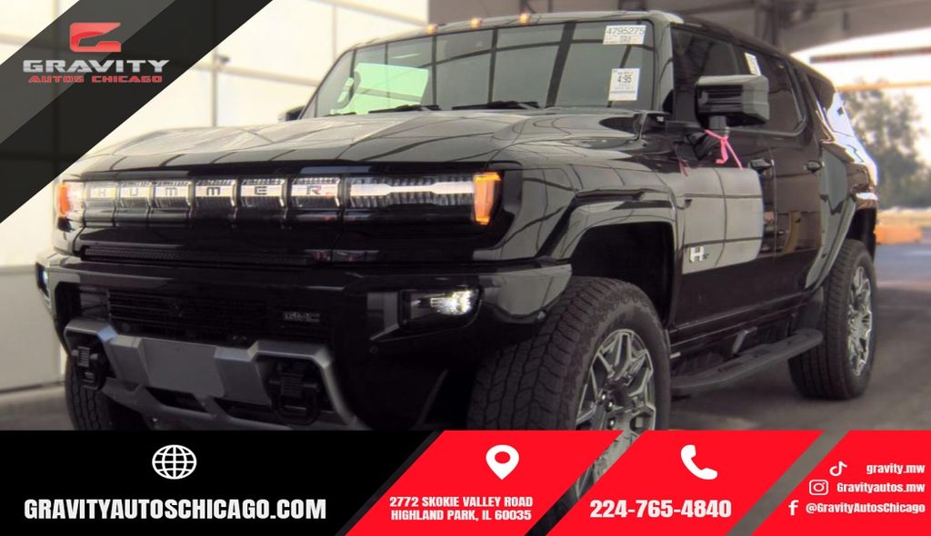 Void Black 2025 GMC Hummer EV SUV SUV / Crossover All-Wheel Drive 1-Speed Automatic