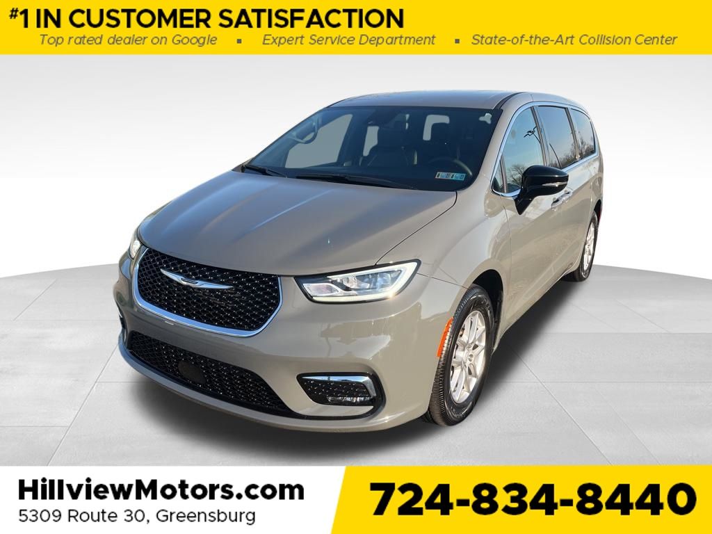 Ceramic Gray Clearcoat 2025 Chrysler Pacifica Select FWD Minivan Front-Wheel Drive 9-Speed Automatic