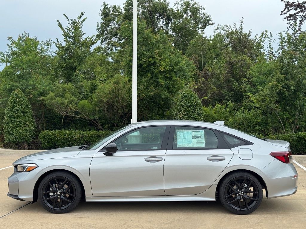 2026 Honda Civic Sport Silver at Emmons Autoplex