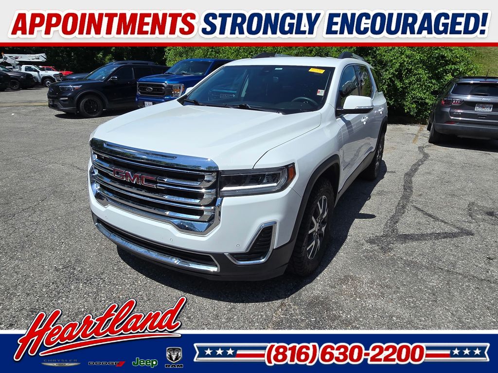 Summit White 2023 GMC Acadia SUV / Crossover Four-Wheel Drive 9-Speed Automatic