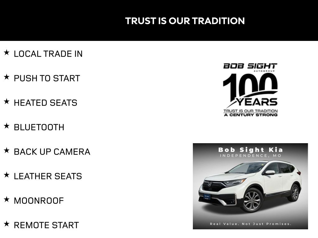 Used 2020 Honda CR-V Touring with VIN 2HKRW2H98LH671136 for sale in Kansas City
