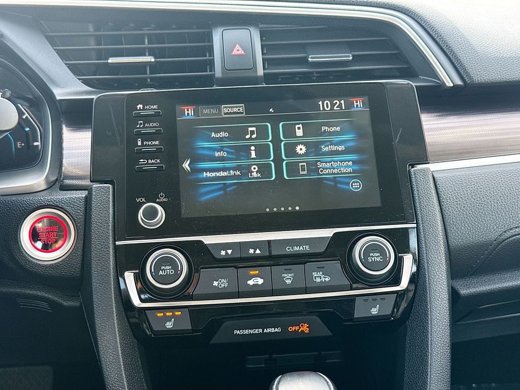 2020 Honda Civic EX-L White at Community Honda