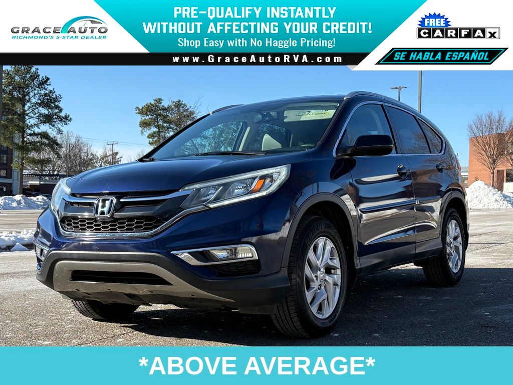 Black (Obsidian Blue Pearl) 2016 Honda CR-V EX-L FWD SUV / Crossover Front-Wheel Drive Continuously Variable Transmission